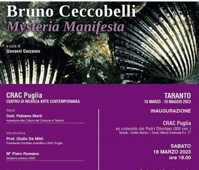 &quot;MYSTERIA MANIFESTA&quot; mostra di BRUNO CECCOBELLI a cura di GIOVANNI GAZZANEO